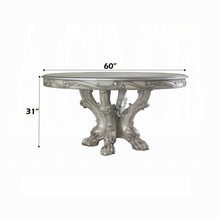 ACME Dresden Round Pedestal Dining Table - Bed & Sofa Hub