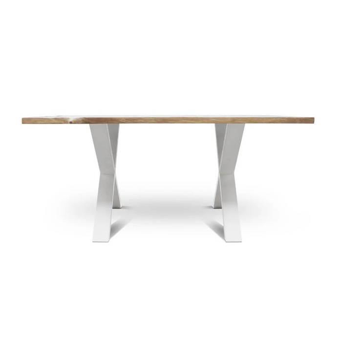 Maxima House Solid Wood Dining Table Natur-X40 - Bed & Sofa Hub