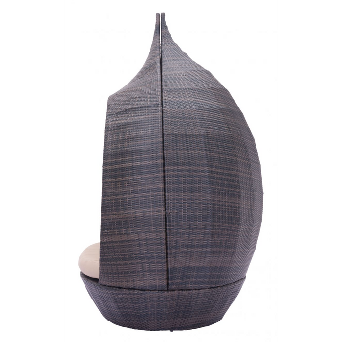 Zuo Martinique Beach Daybed Brown & Beige - Bed & Sofa Hub