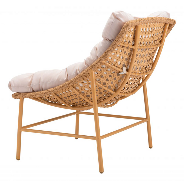 Zuo Merilyn Accent Chair Beige & Natural - Bed & Sofa Hub