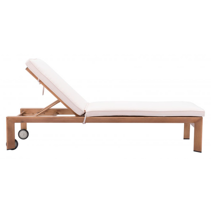 Zuo Cozumel Lounge Chair Beige & Natural - Bed & Sofa Hub