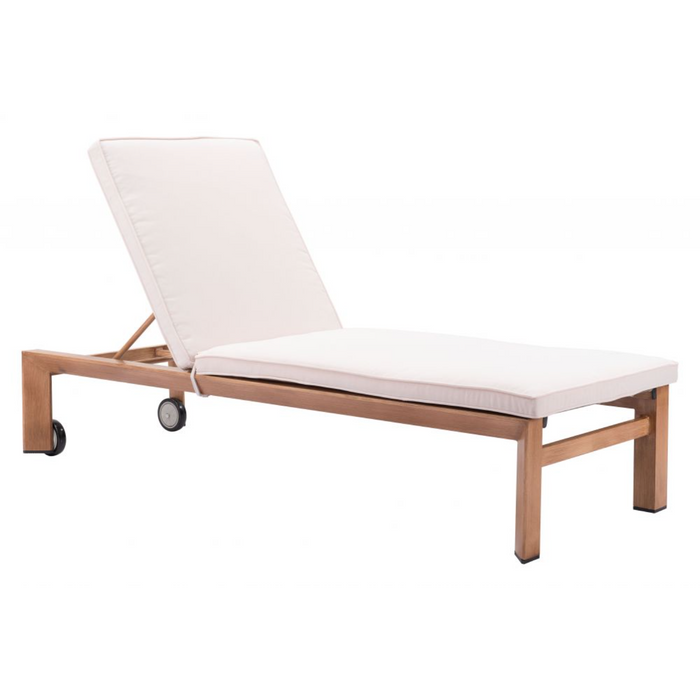 Zuo Cozumel Lounge Chair Beige & Natural - Bed & Sofa Hub