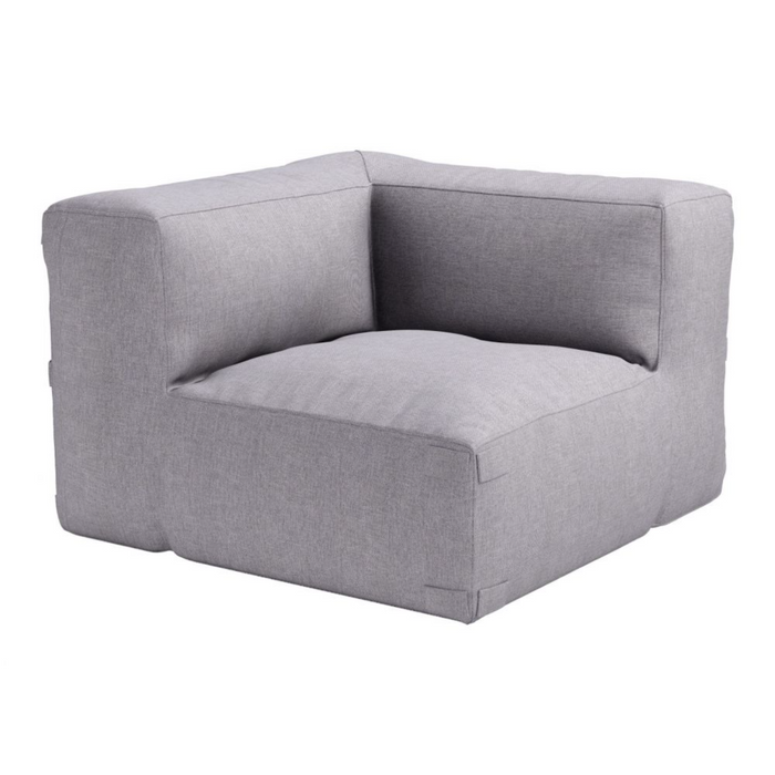 Zuo Luanda Corner Chair Gray - Bed & Sofa Hub