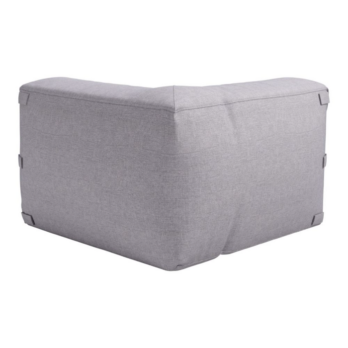 Zuo Luanda Corner Chair Gray - Bed & Sofa Hub