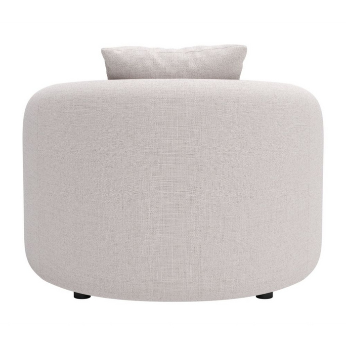 Zuo Sunny Isles Accent Chair Beige - Bed & Sofa Hub