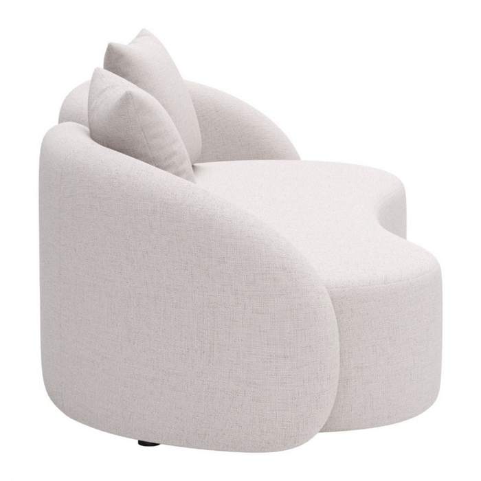 Zuo Sunny Isles Loveseat Beige - Bed & Sofa Hub