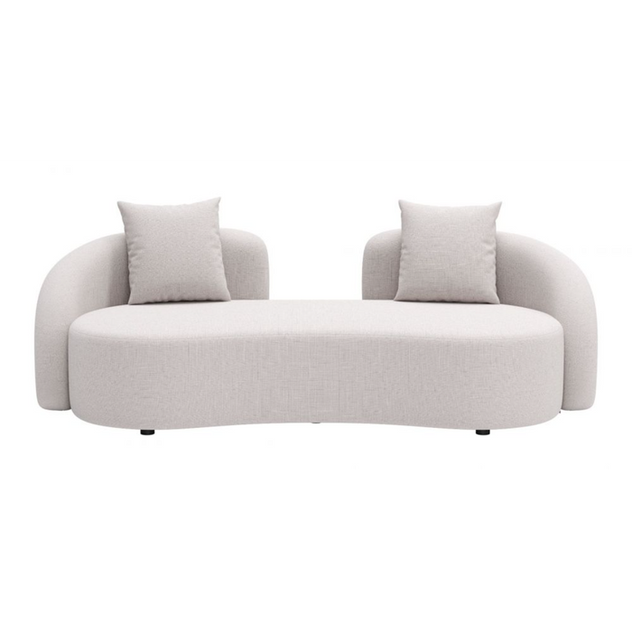 Zuo Sunny Isles Loveseat Beige - Bed & Sofa Hub