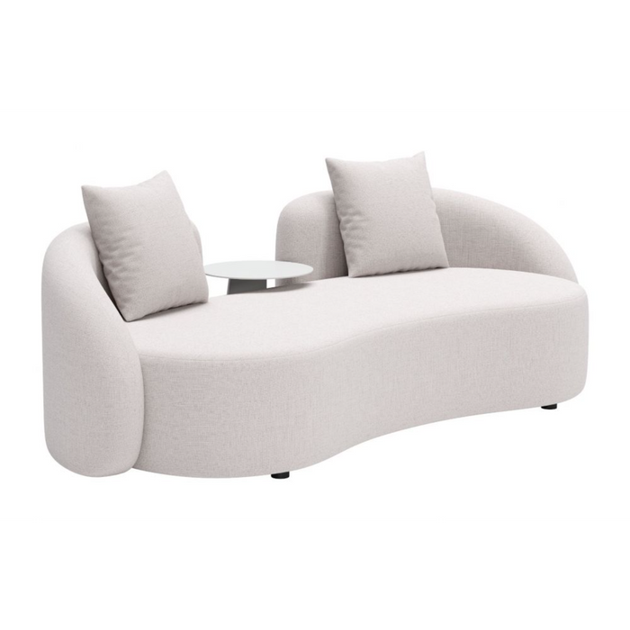 Zuo Sunny Isles Loveseat Beige - Bed & Sofa Hub