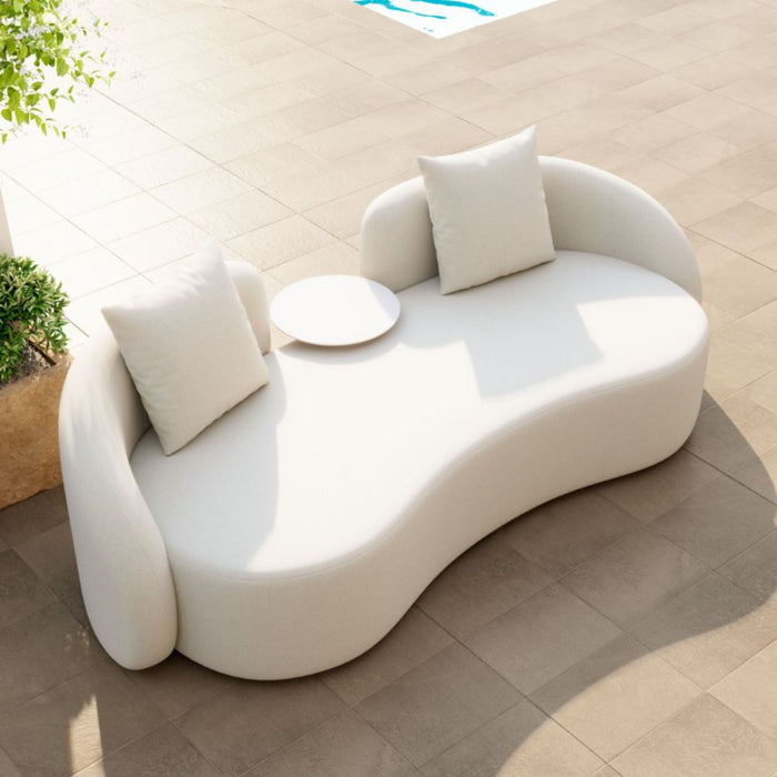 Zuo Sunny Isles Loveseat Beige - Bed & Sofa Hub