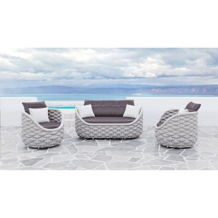 Zuo Coral Reef Accent Chair Gray - Bed & Sofa Hub