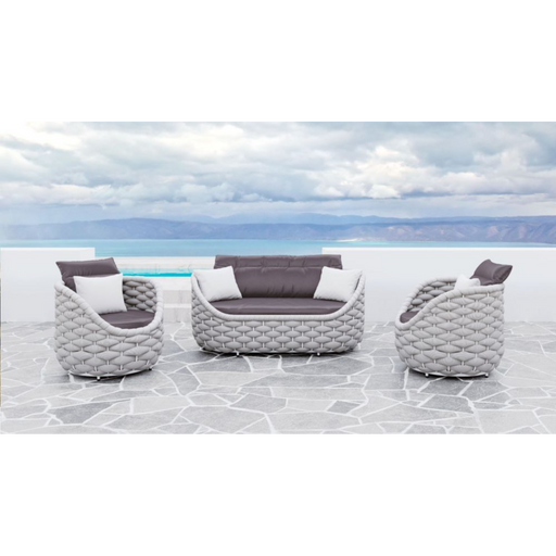 Zuo Coral Reef Loveseat Gray - Bed & Sofa Hub