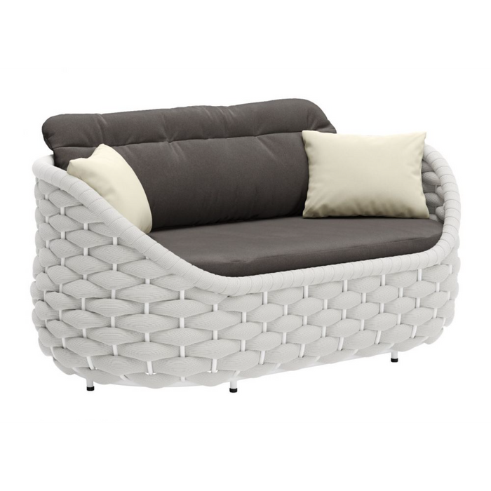 Zuo Coral Reef Loveseat Gray - Bed & Sofa Hub