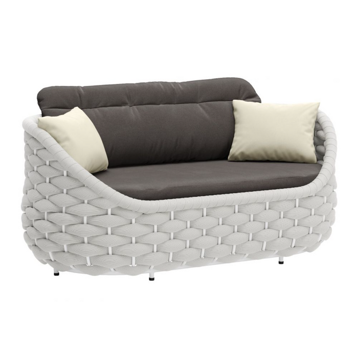 Zuo Coral Reef Loveseat Gray - Bed & Sofa Hub