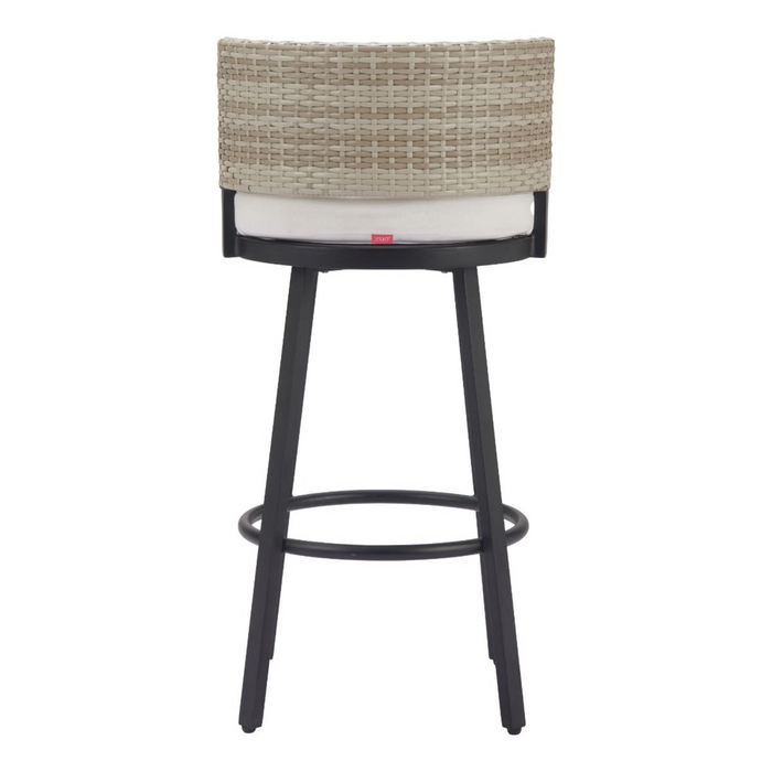 Zuo Midnight Wave Barstool White - Bed & Sofa Hub
