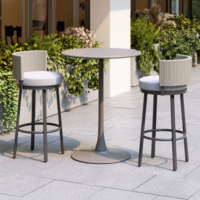 Zuo Soleil Bar Table Taupe - Bed & Sofa Hub