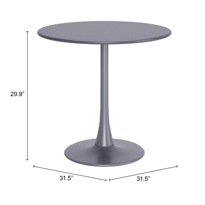 Zuo Soleil Dining Table Gray - Bed & Sofa Hub