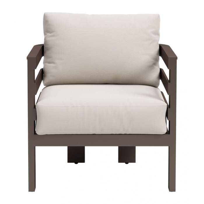 Zuo Bal Harbor Armchair White - Bed & Sofa Hub