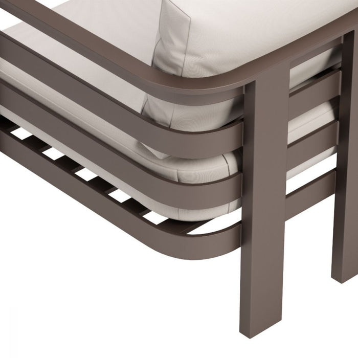 Zuo Bal Harbor Armchair White - Bed & Sofa Hub