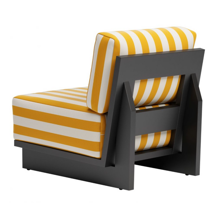 Zuo Shoreline Accent Chair Yellow - Bed & Sofa Hub