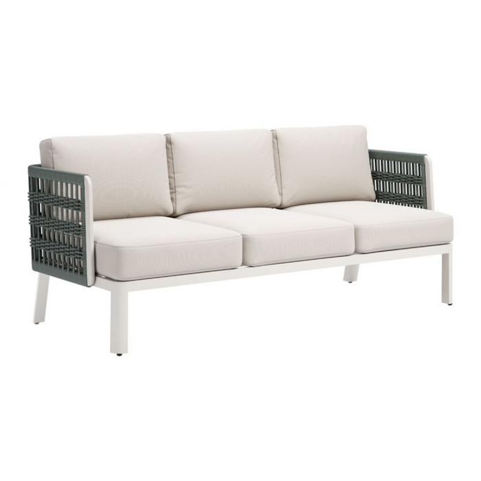 Zuo Bridgehampton Sofa White - Bed & Sofa Hub