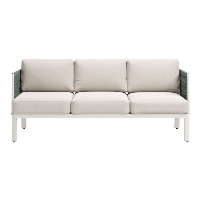 Zuo Bridgehampton Sofa White - Bed & Sofa Hub