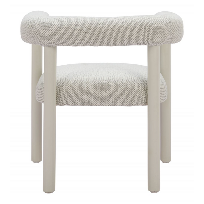 Zuo Sunbath Dining Chair White - Bed & Sofa Hub
