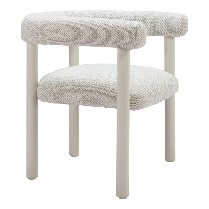 Zuo Sunbath Dining Chair White - Bed & Sofa Hub