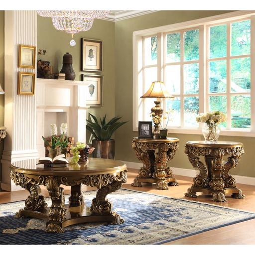 Homey Design Hd-8008 – 3 Pc Coffee Table Set Accent Furniture - Bed & Sofa Hub