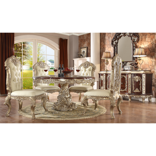 Homey Design HD-8017 – 5PC DINING SET - Bed & Sofa Hub