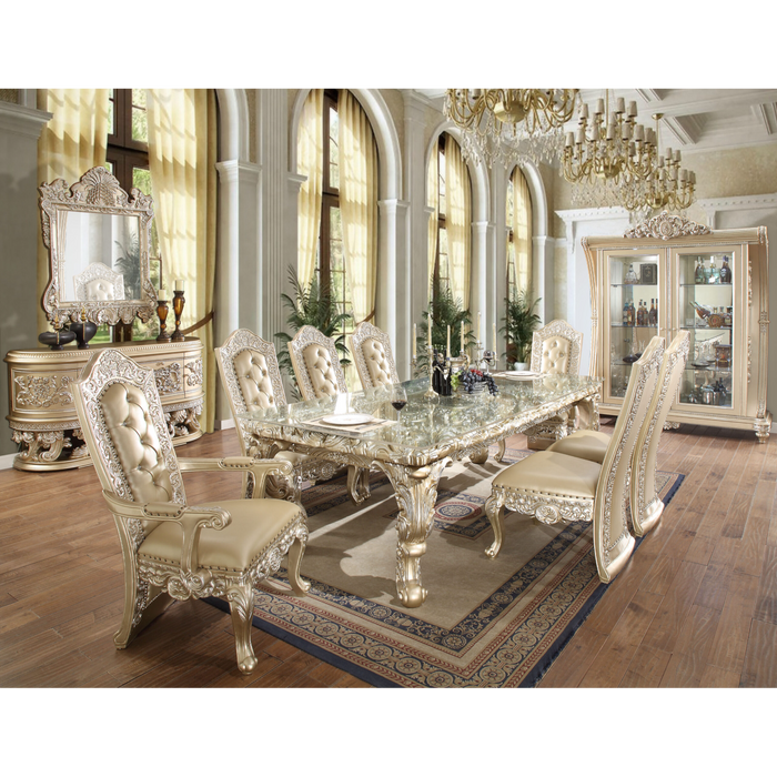 Homey Design HD-8022 – 7PC DINING SET - Bed & Sofa Hub