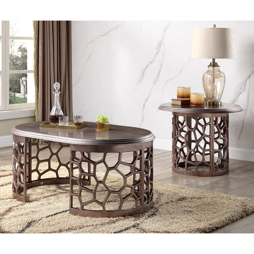 Homey Design Hd-8912 D – 3 Pc Coffee Table Set Accent Furniture - Bed & Sofa Hub