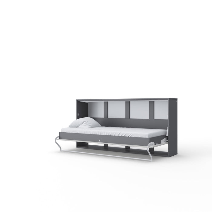 Maxima House Horizontal Murphy Bed INVENTO , European Twin Size with mattress IN-06WG - Bed & Sofa Hub