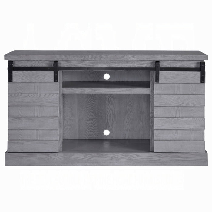 ACME Amrita Tv Stand W/Fireplace - Bed & Sofa Hub