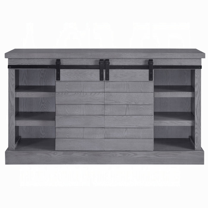 ACME Amrita Tv Stand W/Fireplace - Bed & Sofa Hub