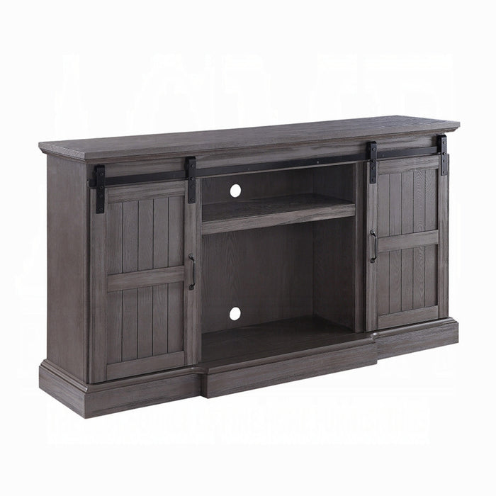 ACME Admon Tv Stand W/Fireplace - Bed & Sofa Hub