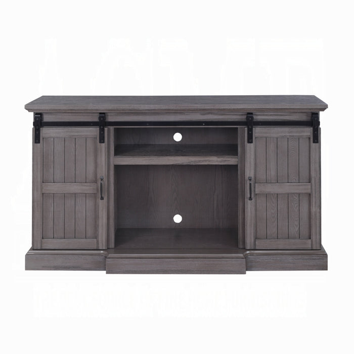 ACME Admon Tv Stand W/Fireplace - Bed & Sofa Hub