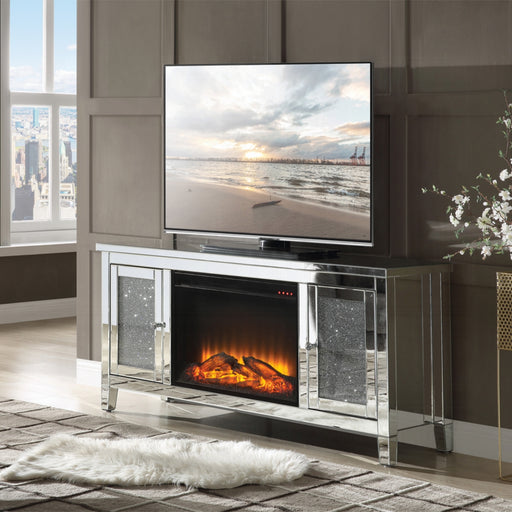 ACME Noralie Tv Stand W/Fireplace - Bed & Sofa Hub