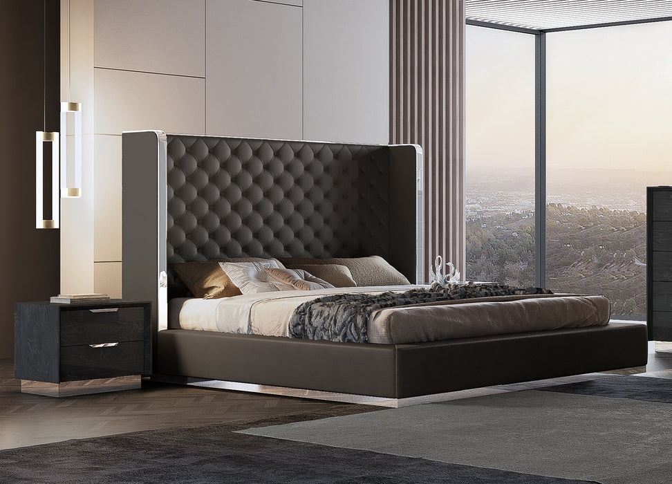 Whiteline Modern Living Abrazo King Bed BK1356P - Bed & Sofa Hub