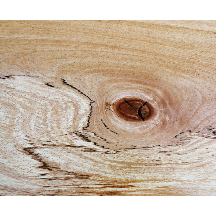 Maxima House Solid Oak Wood Dining Table with Metal Legs. - Bed & Sofa Hub