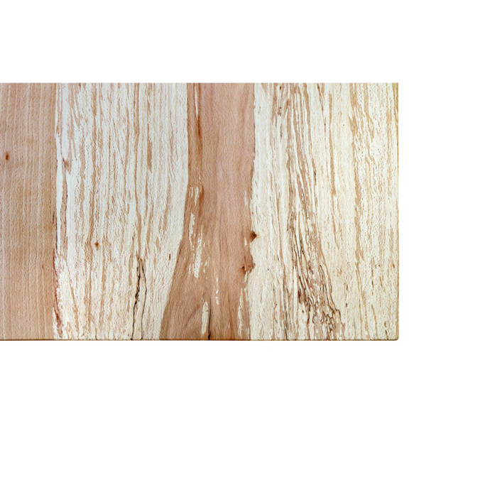 Maxima House Solid Oak Wood Dining Table with Metal Legs. - Bed & Sofa Hub