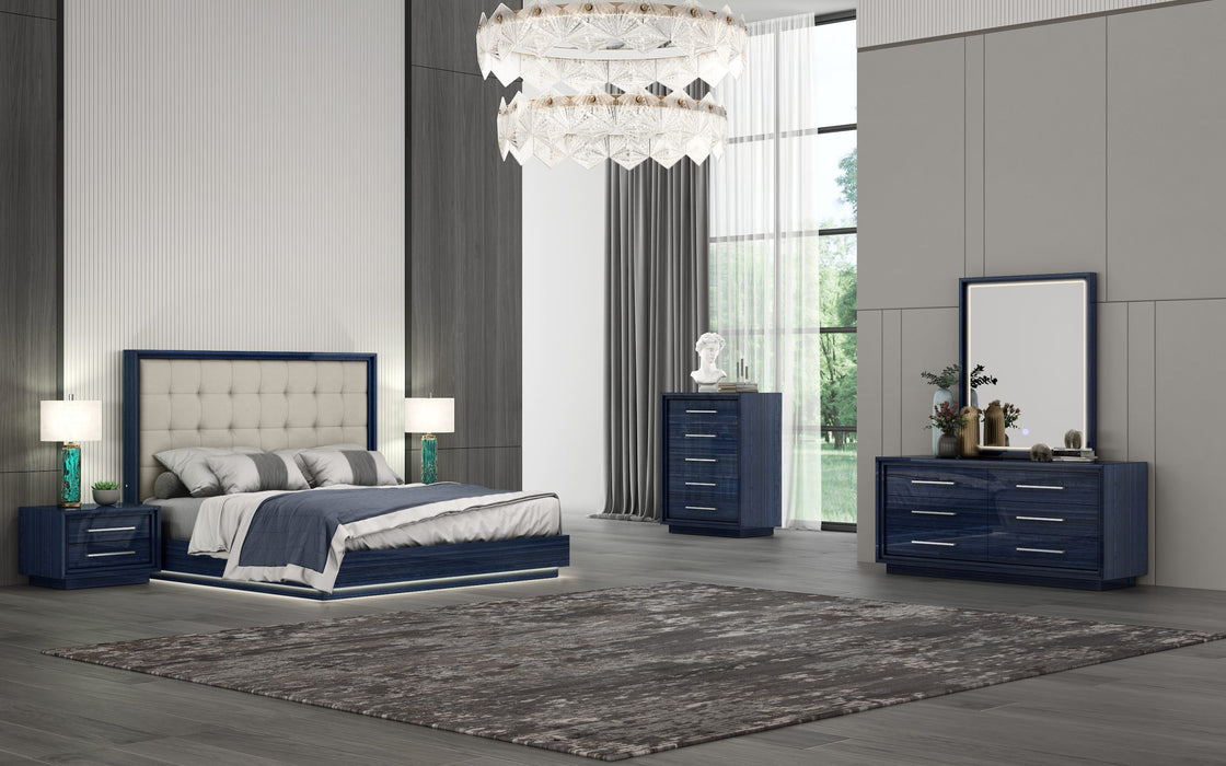 Whiteline Modern Living Alexander King Bed BK1937 - Bed & Sofa Hub