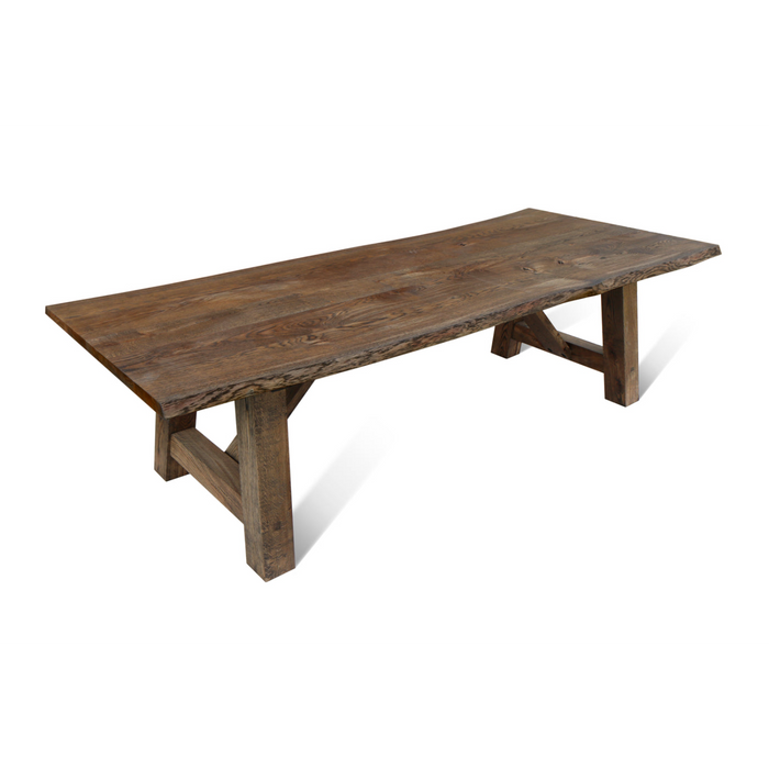 Maxima House Baum-1812 Oak Wood Dining Table - Bed & Sofa Hub