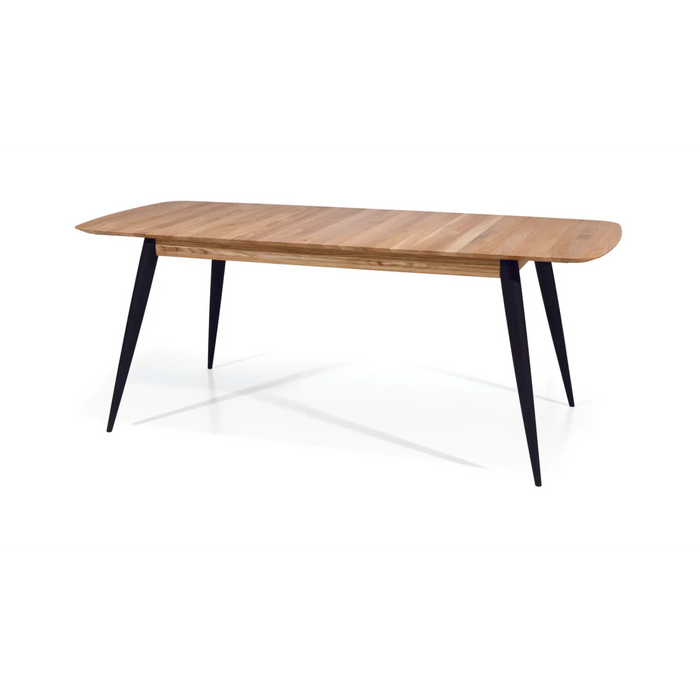 Maxima House Ula Extendable Oak Wood Dining Table - Bed & Sofa Hub