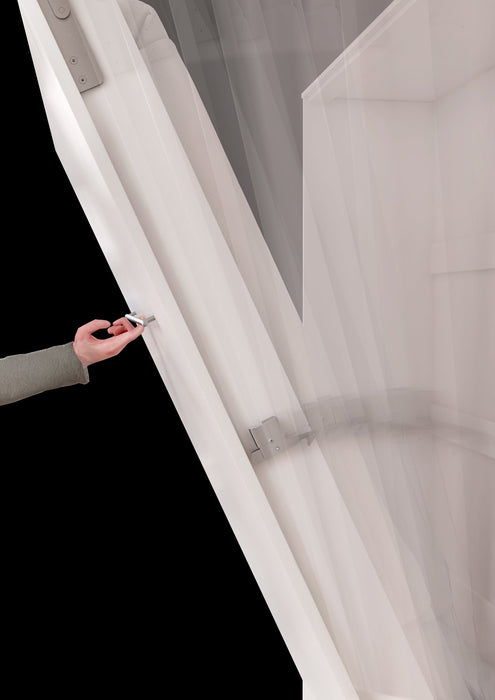 Maxima House European Horizontal Twin Size Murphy Bed Brescia with mattress CP-06 - Bed & Sofa Hub