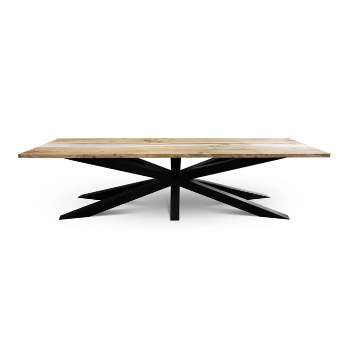 Maxima House EDDER-2X Oak wood Dining Table - Bed & Sofa Hub