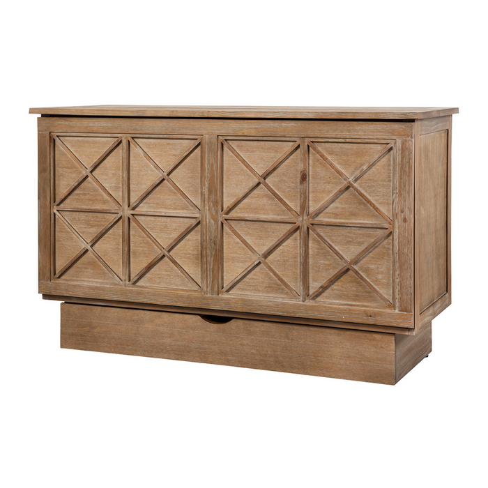 Arason Enterprises Creden-ZzZ Essex Ash Queen Size Cabinet Bed - Bed & Sofa Hub