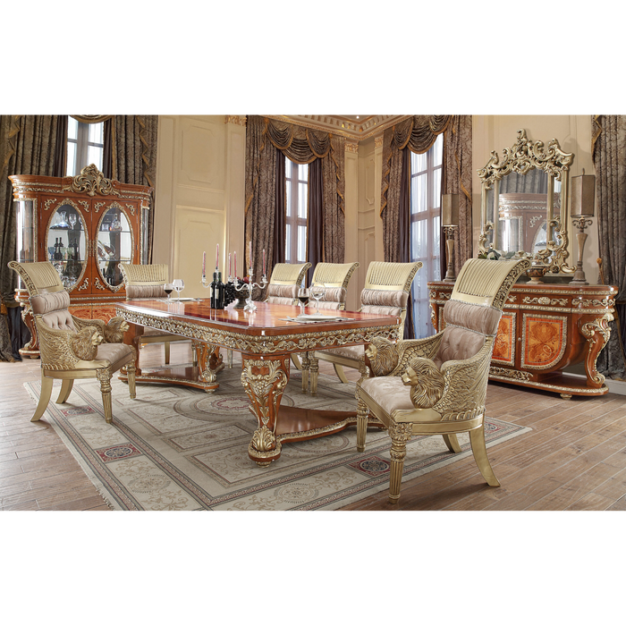 Homey Design HD-8024 – 7PC DINING SET - Bed & Sofa Hub