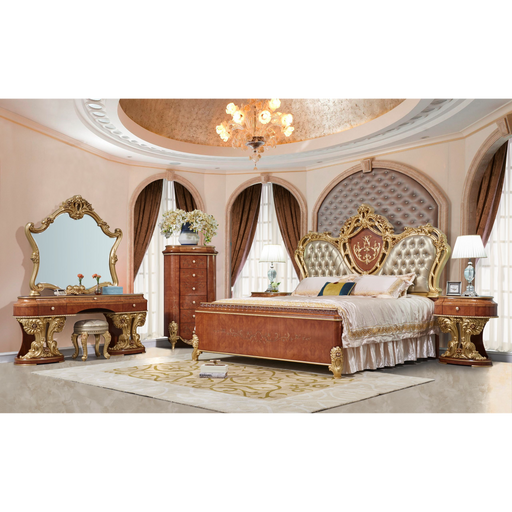 Homey Design HD-9090 – 5 PC BEDROOM SET - Bed & Sofa Hub