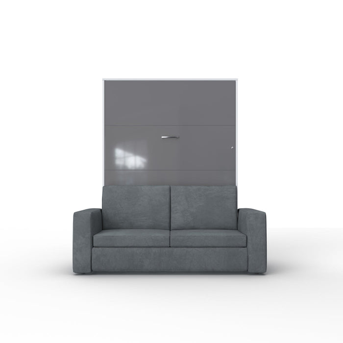 Maxima House Murphy bed European Full XL Vertical with Sofa Invento IN001WG-G - Bed & Sofa Hub