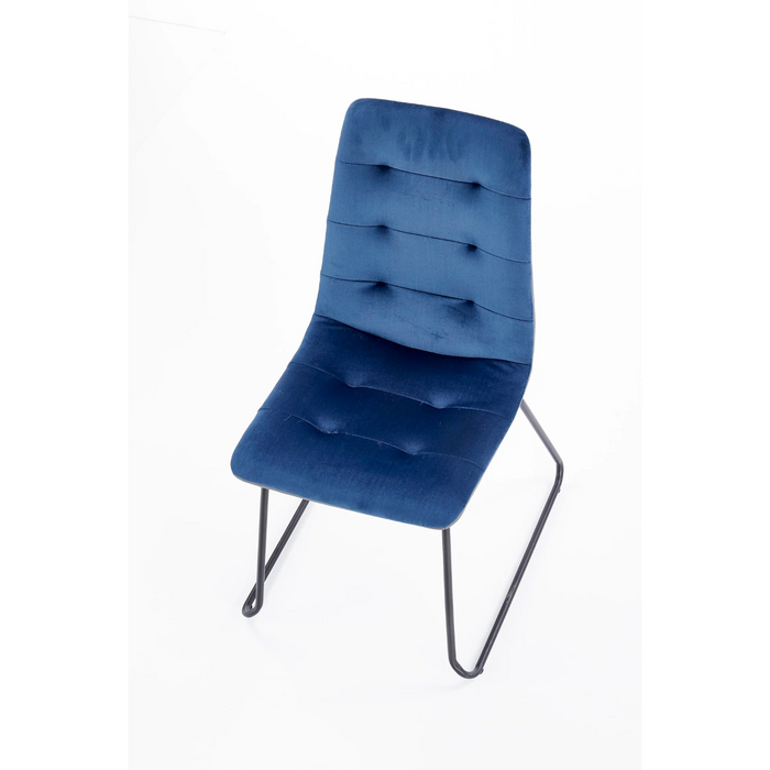 Maxima House Dining Set Chara 7 Pcs. White Modern Glossy Dining Table with 2 Self-Starting Leaves Plus 6 Chairs - Bed & Sofa Hub